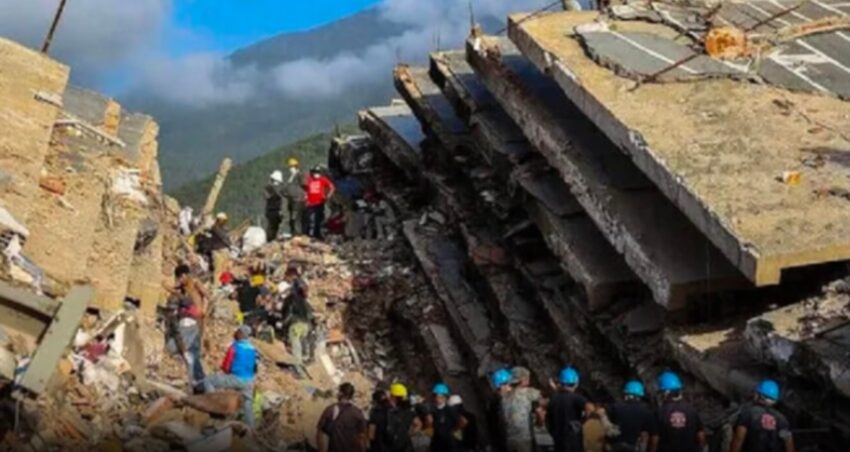 Turk muteahhitin 100 binasi venezueladaki depremde karton gibi coktu OxlYYfM7